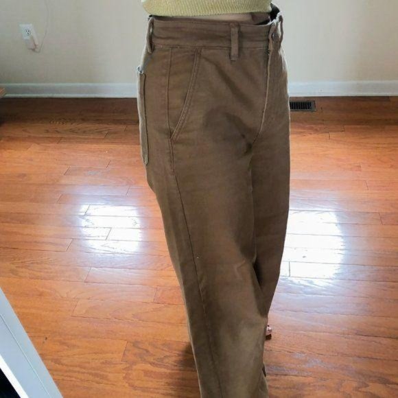 Everlane High Rise Wide Leg Cropped Trousers - Picture 6 of 7